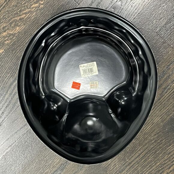 Vintage Ullman Halloween Witch Trick or Treat Candy Bowl 13” Spooky Pumpkin 3D - Picture 2 of 8